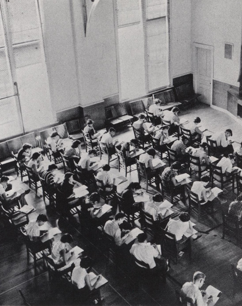 final exams 1957
